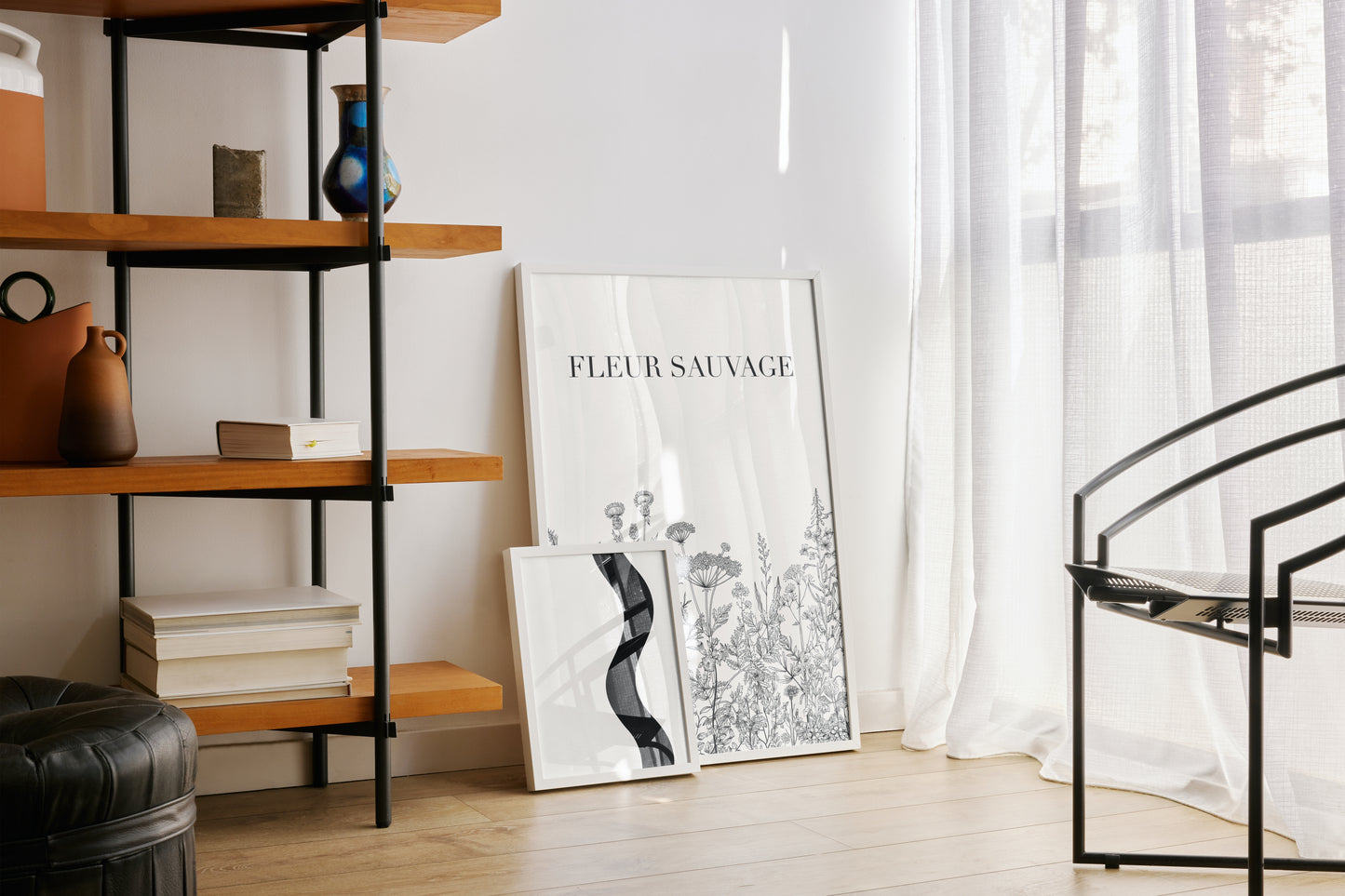 Wildflower — Minimalist Botanical Wall Art Print