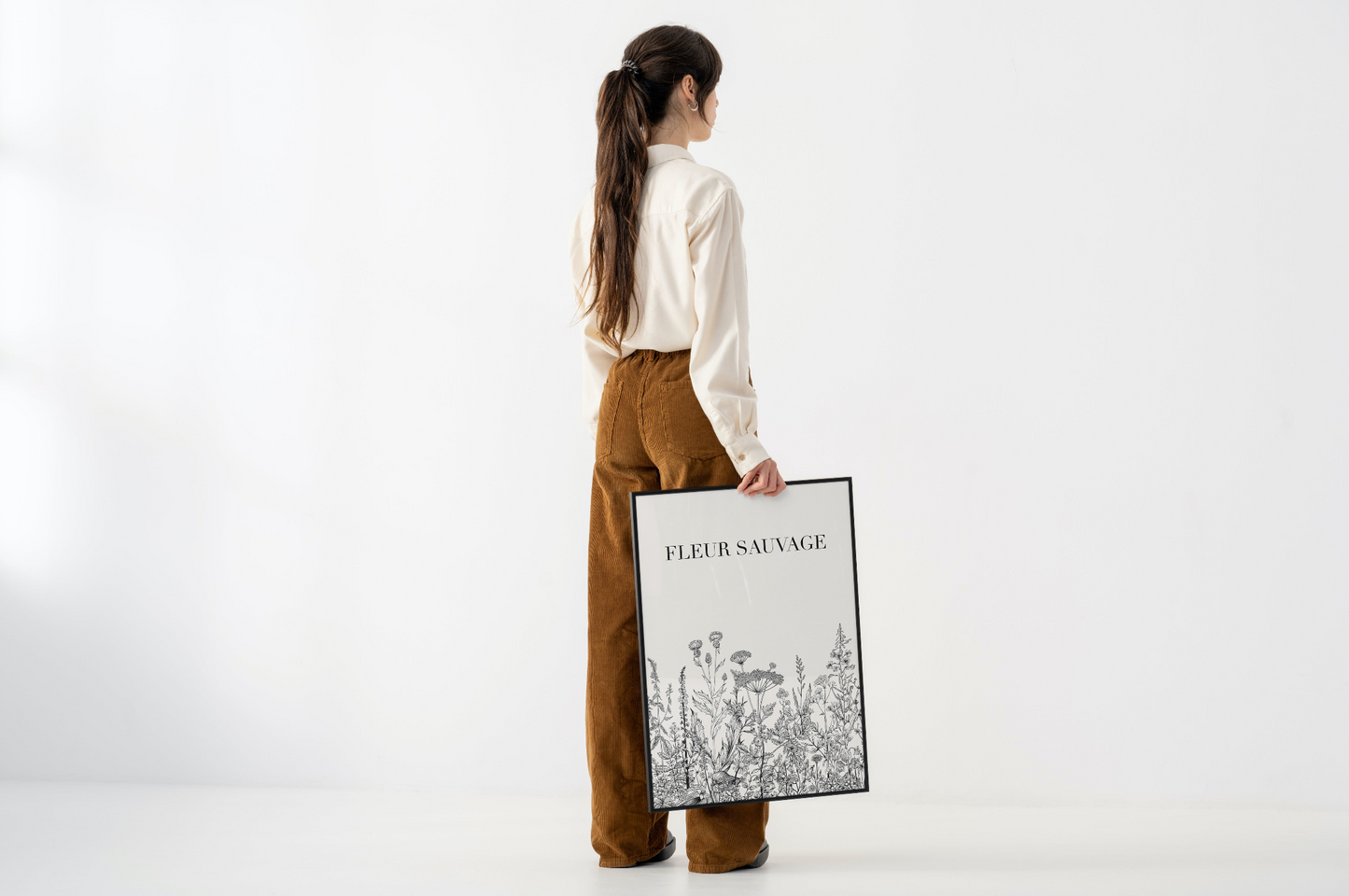 Floral Canvas Art Print - Fleur Sauvage